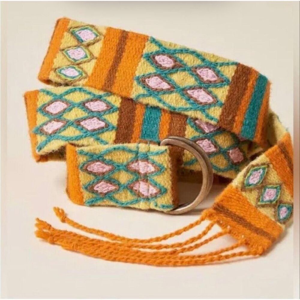 New Jenny Krauss Capetown Handwoven Wool Belt